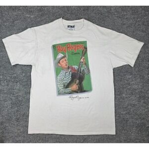 Vintage 1993 Roy Rogers Comics Artwear Collection T-shirt Mens Size L Western